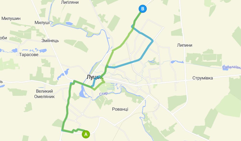 Автобус №27А в Луцьку: Маршрут, розклад, вартість проїзду