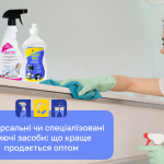 Які миючі засоби оптом продаються краще: універсальні чи спеціалізовані?
